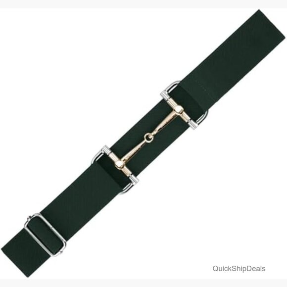 Stretchable Polyester Equestrian Belt with D-Ring Buckle